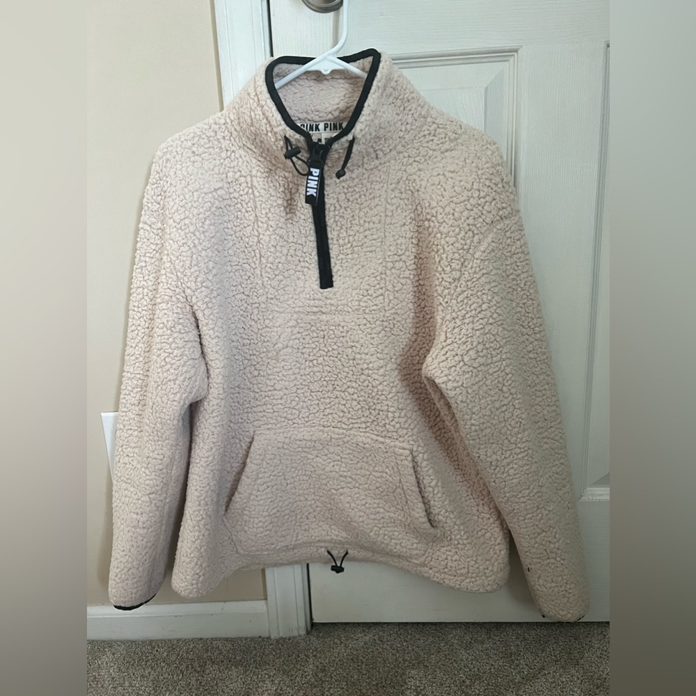 PINK Sherpa 1/4 zip